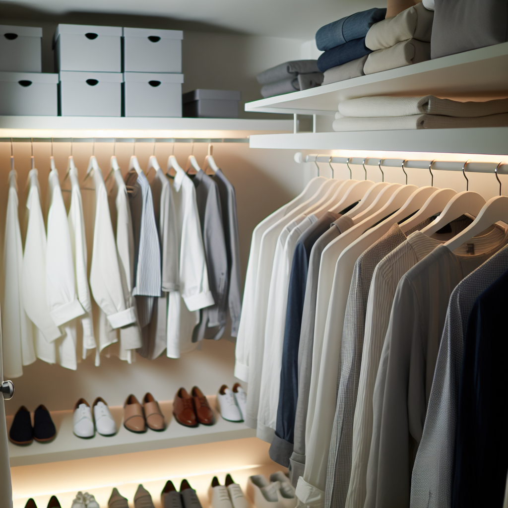 Organized closet